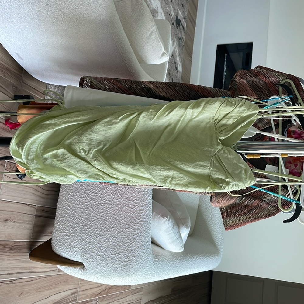 ZARA LIME MINI DRESS